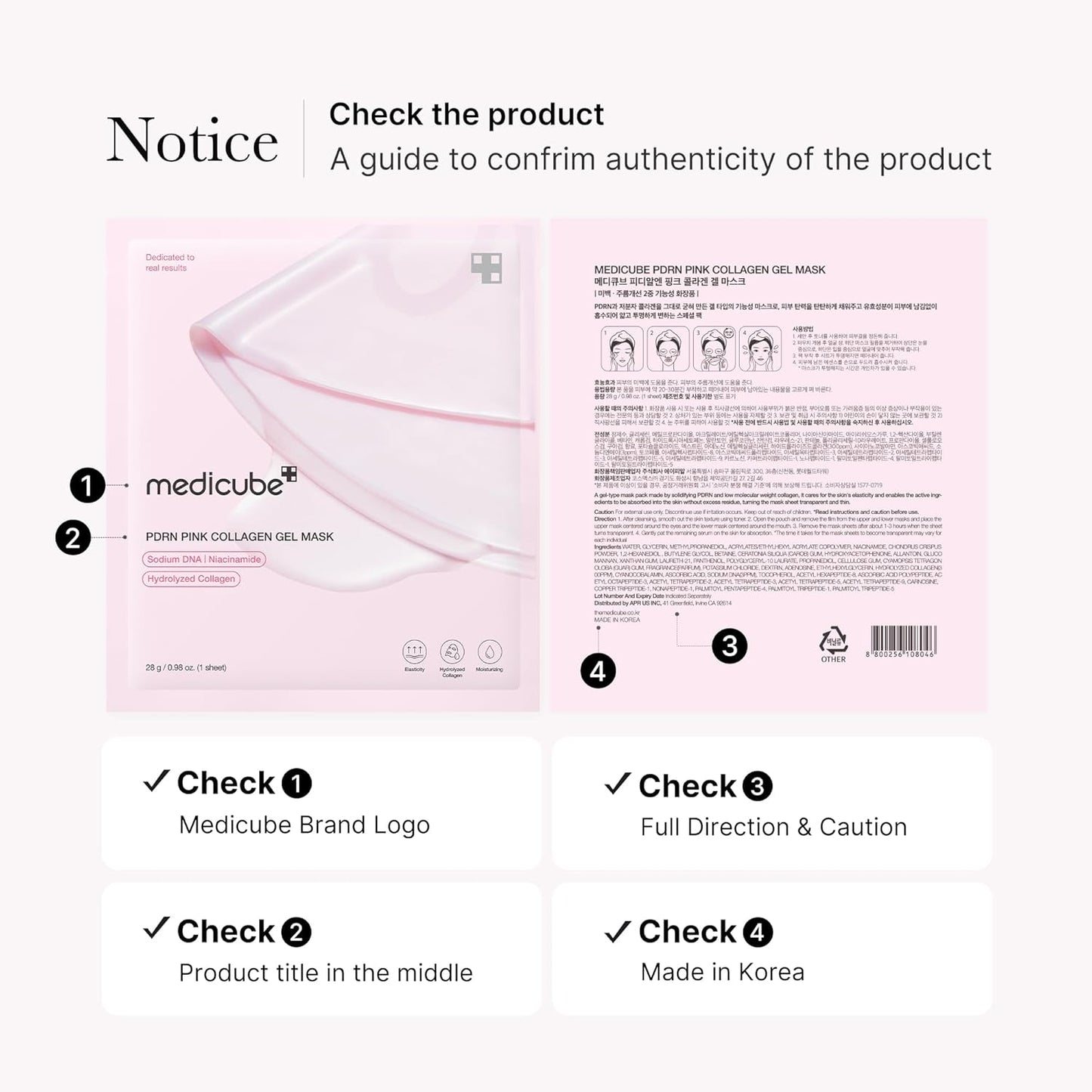 Medicube PDRN Pink Collagen Jelly Gel Mask
